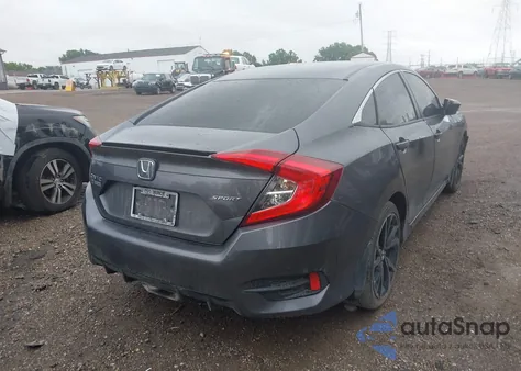 2019 Honda Civic Sport z USA, uszkodzony, nr VIN 2HGFC2F88KH591589